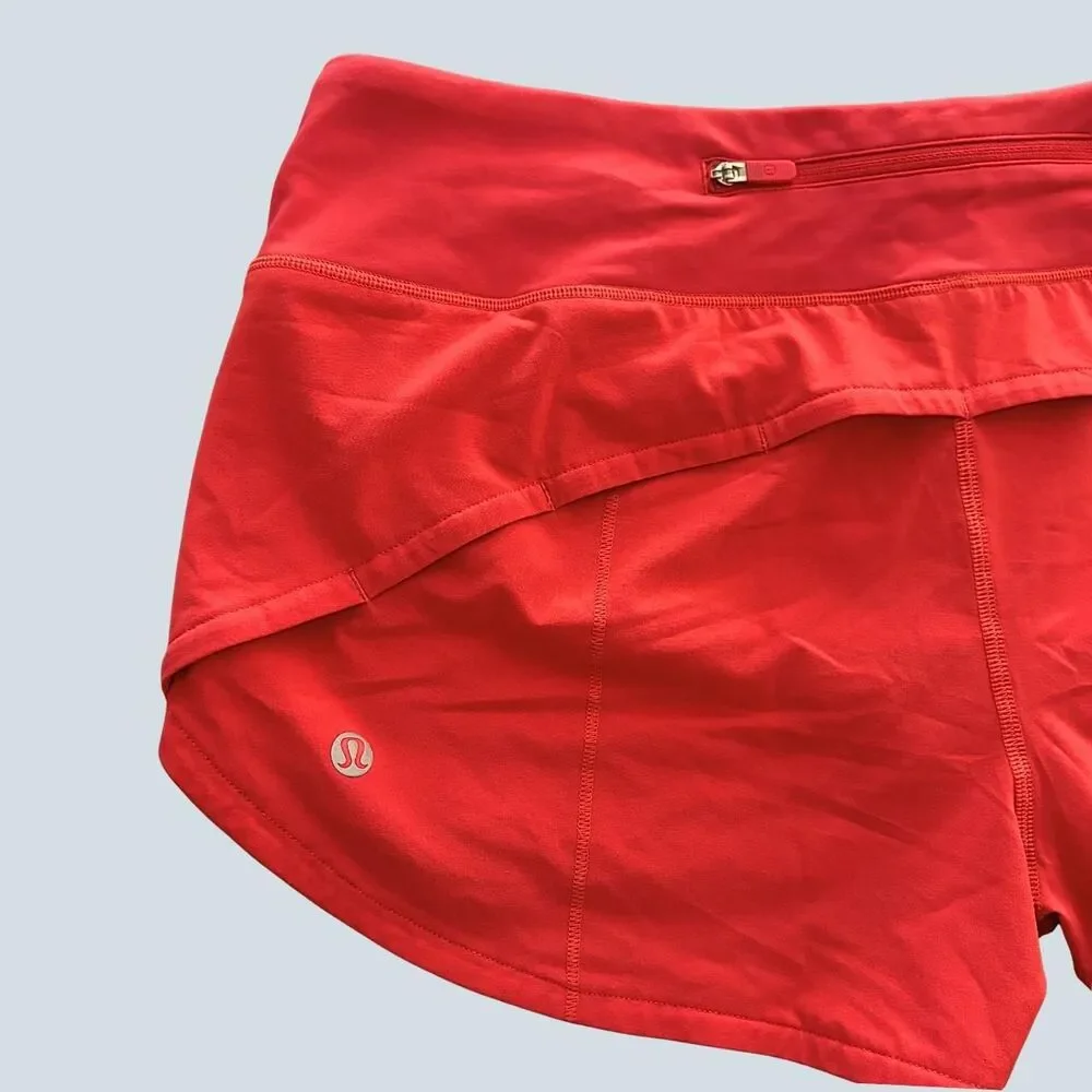Lululemon Low Rise Speed Up Shorts 